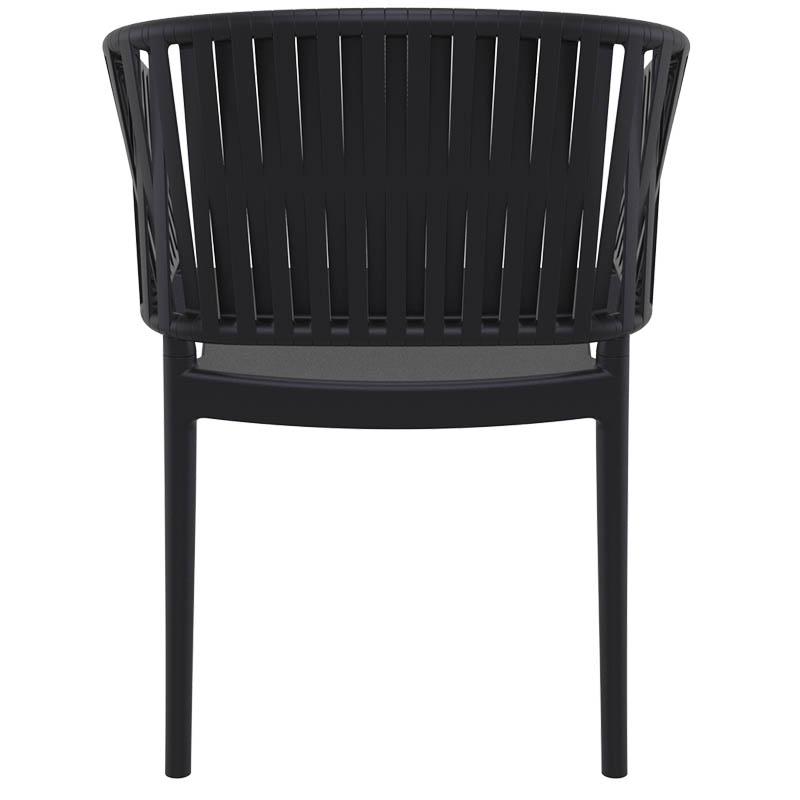 Fauteuil restaurant moderne Noa - NOIR_2