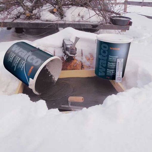 Mortier coulable grand froid - Réparations béton jusqu'à -20°C - Résistance mécanique 350 kg/cm²_0