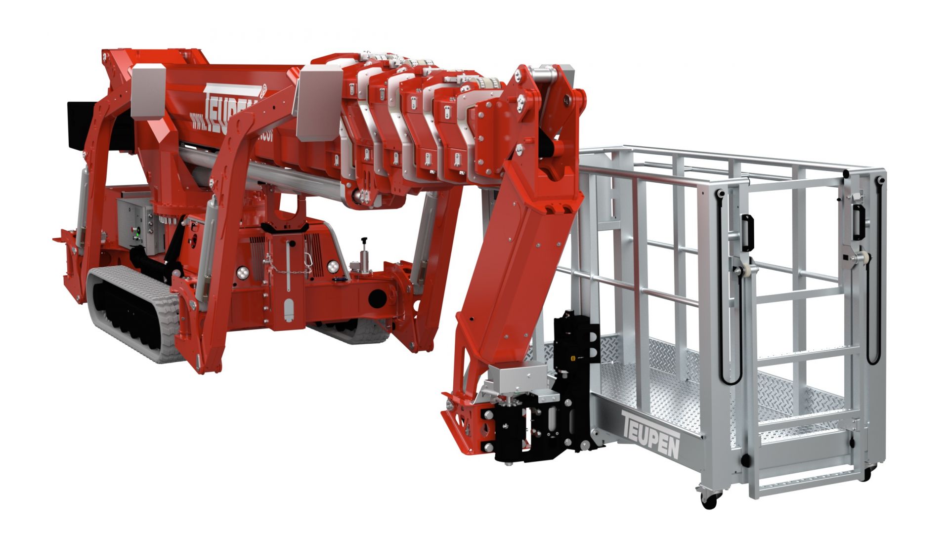 Nacelle araignée LEO35Tplus - chenilles ajustables hydrauliques - hauteur de travail 35,00 m - capacité panier 400 kg_2