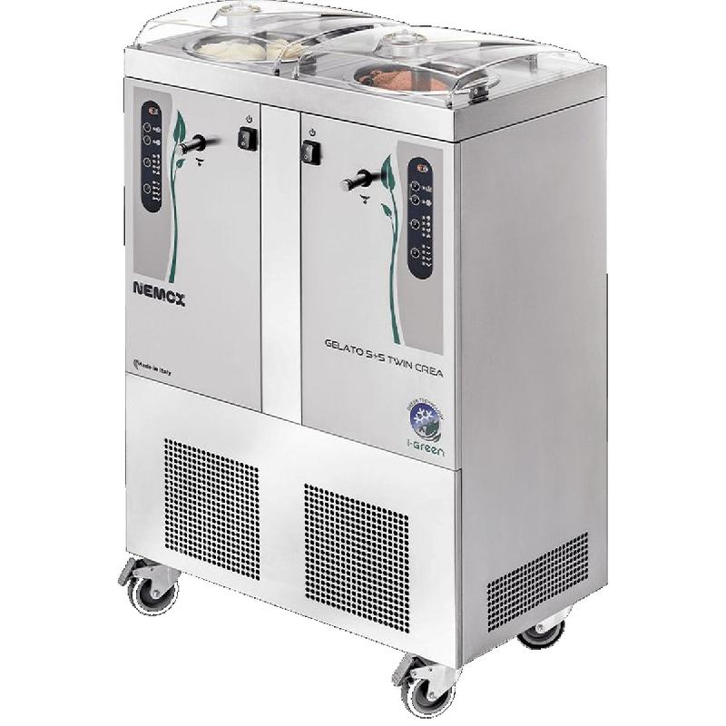 Turbine à glace professionnelle - Gelato 5+5 TWIN Crea i-Green | Nemox_2