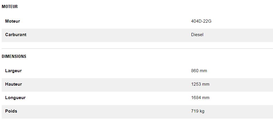 Xqe20 (50/60 hz) groupes électrogènes industriel de location - caterpillar - puissance d'amorçage  20 kva (16 kw)_2