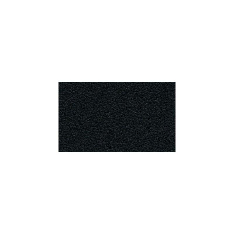 Canapé convertible express Jackson - Matelas Bultex 140cm - Sommier à lattes - Cuir vachette noir_2