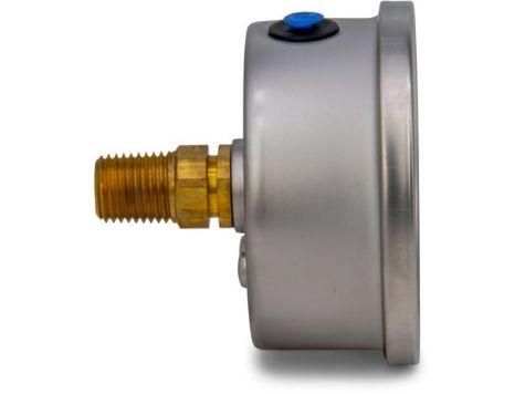 G2537R, Manomètre, 63 mm Face, Raccordement centre arrière, Bain de glycérine, 700 bar pression maximale_2