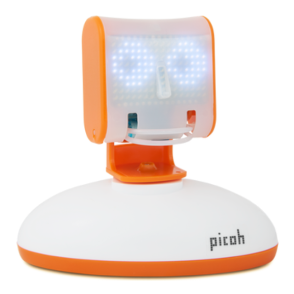 KIT ROBOT ÉDUCATIF CONSTRUCTION PROGRAMMATION TÊTE HUMANOIDE PICOH OHBOT (BLANC / ORANGE) APPLICATION WINDOWS PYTHON SCRATCH_2