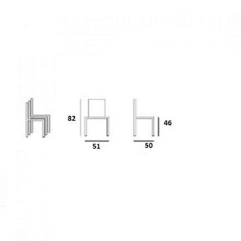 Lot de 4 chaises design SHELL METAL blanches - piétement chromé - pour cuisine et salle à manger_2