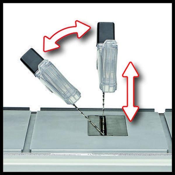 Table de sciage TC-TS 2225 U - hauteur de travail 87 cm - rallonges latérales coulissantes_2