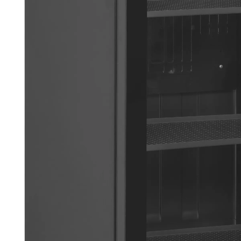Vitrine réfrigérée noire scu1425 frameless TEFCOLD_2