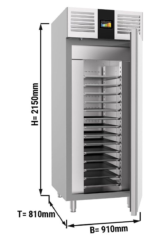 Armoire de fermentation / chambre de pousse pour boulangerie 600x400 / -5 °c jusqu'à 40 °c_2