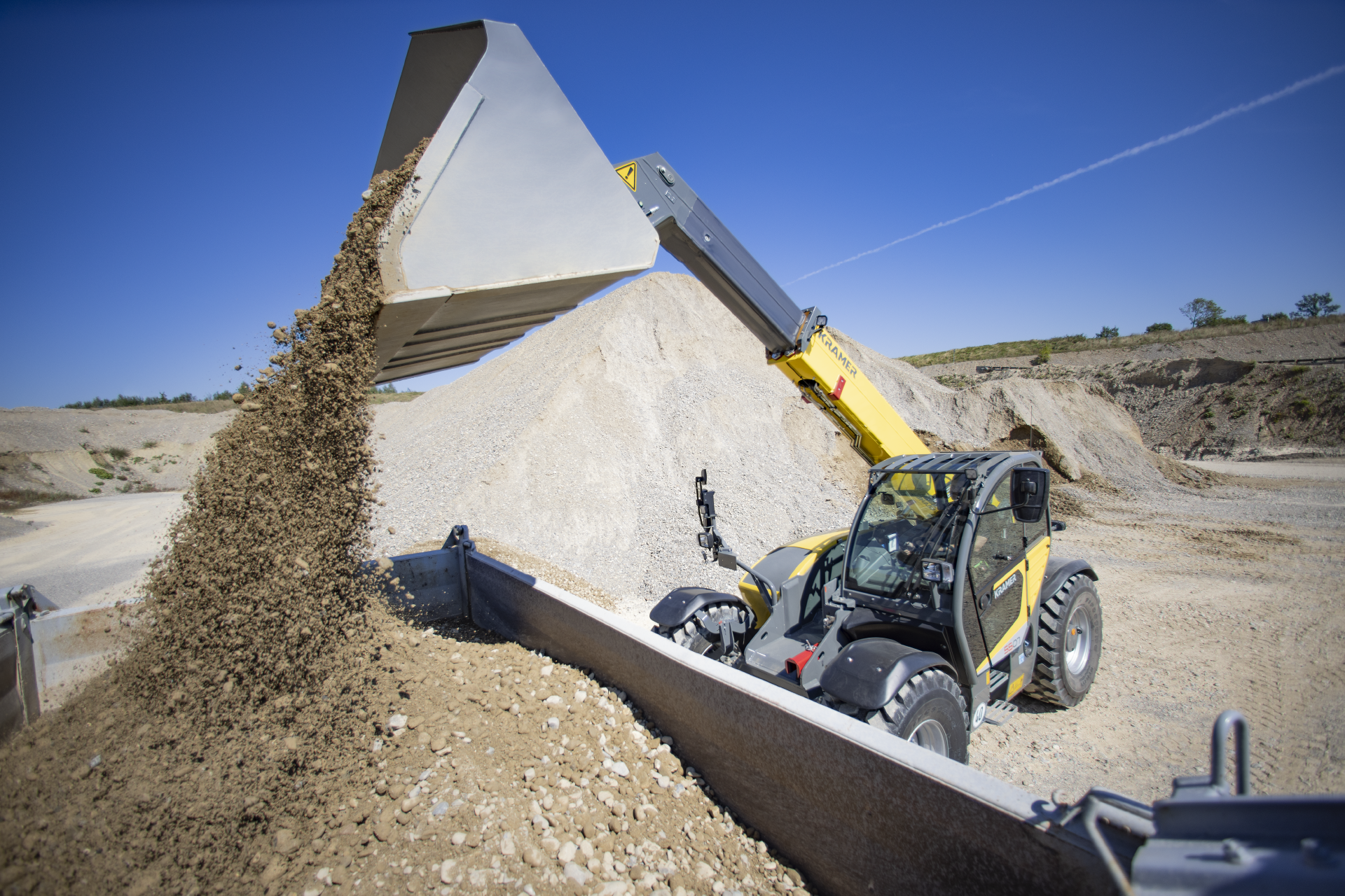 Chariot télescopique Kramer 5507 - robuste, flexible et efficace pour la construction, hauteur de gerbage 7m, charge utile 5,5t_2