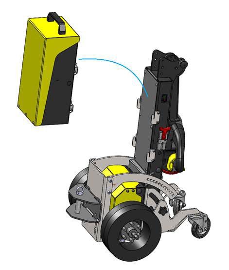 LT300 - Tracteur pousseur électrique Alitrak - Capacité de traction 1000 kg - Batteries interchangeables_2