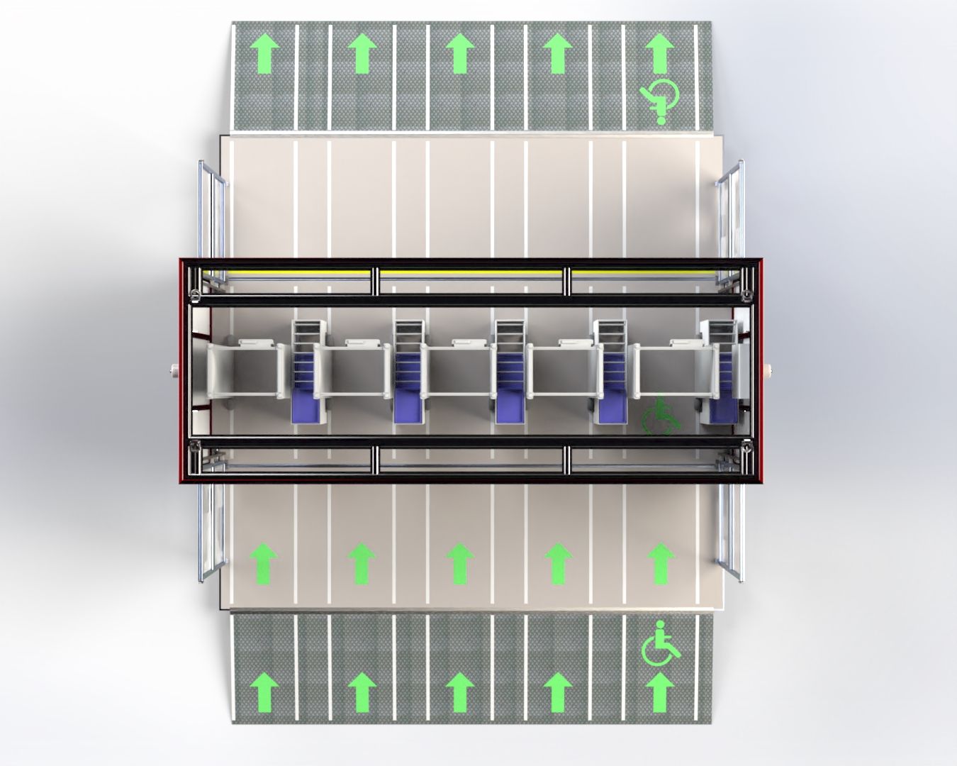 Mobil Security - Sas de sécurité mobile pour contrôle d'accès des foules avec technologies avancées_2