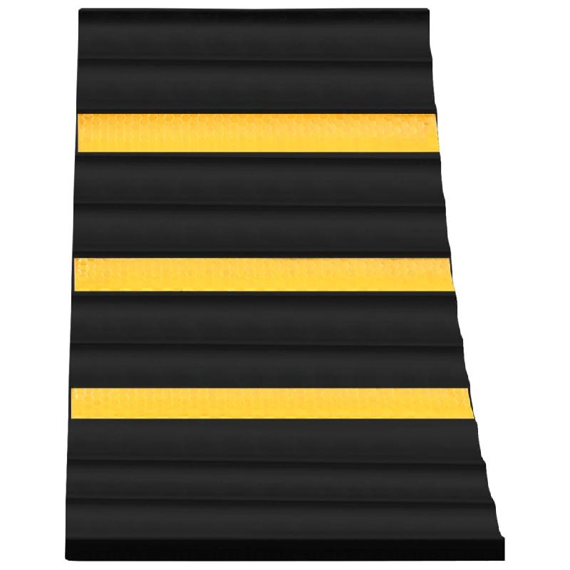 Vidaxl cales de roue 2 pcs 29x16x19 cm caoutchouc 150991_2