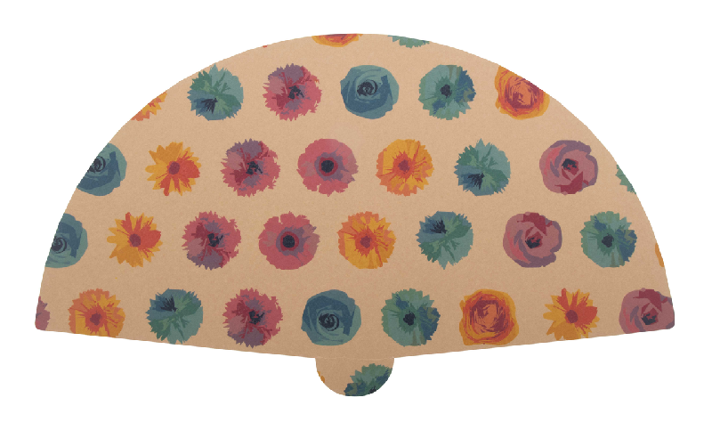 Éventail sur-mesure en papier kraft - impression quadri sur deux faces - minimum 100 pièces_2