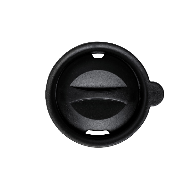 Mug thermos isotherme - double paroi inox et bambou - 300 ml avec poignée et couvercle plastique_2