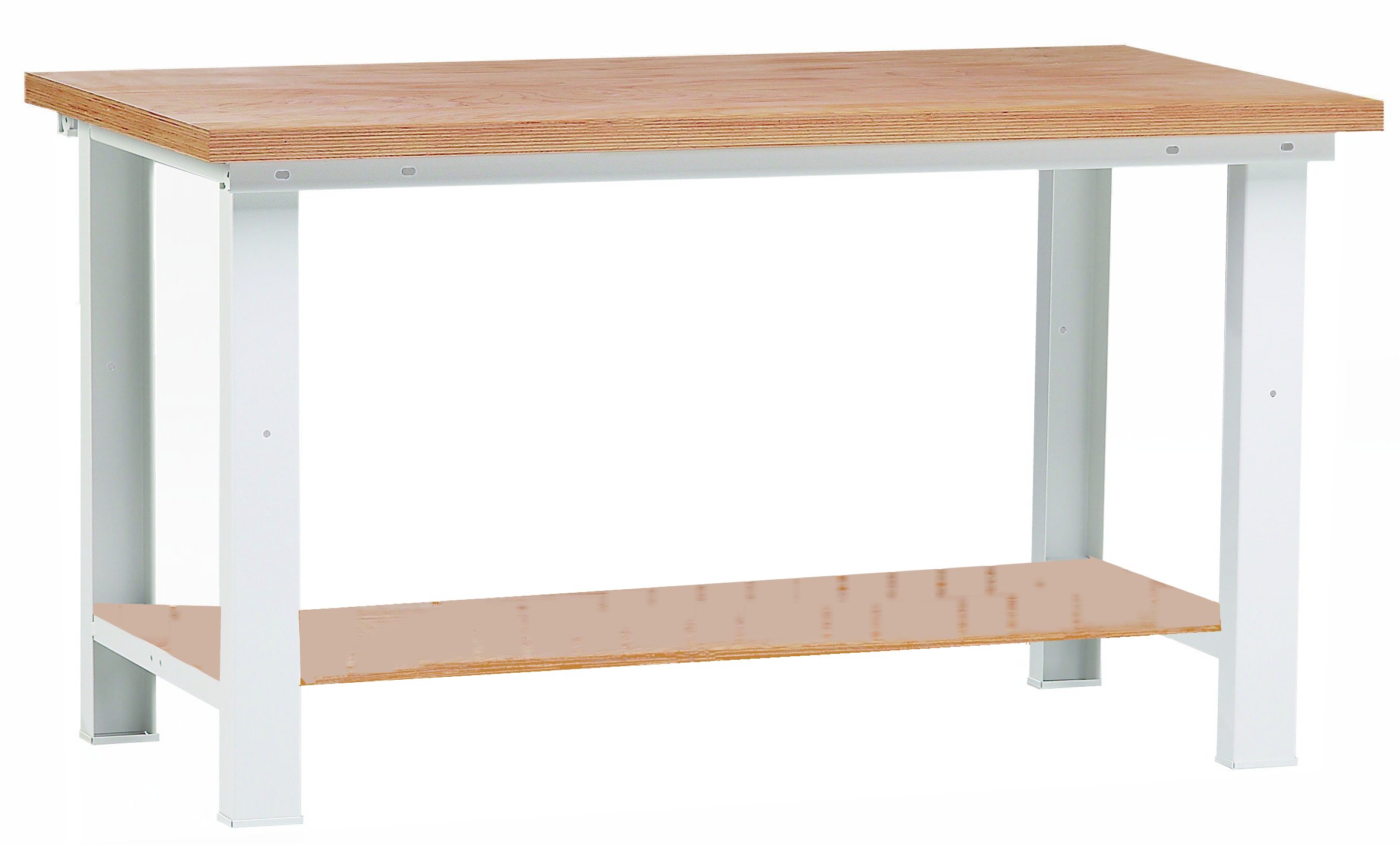 Établi pieds fixes - robuste pour charges lourdes - piètement mécanosoudé et options de personnalisation_2