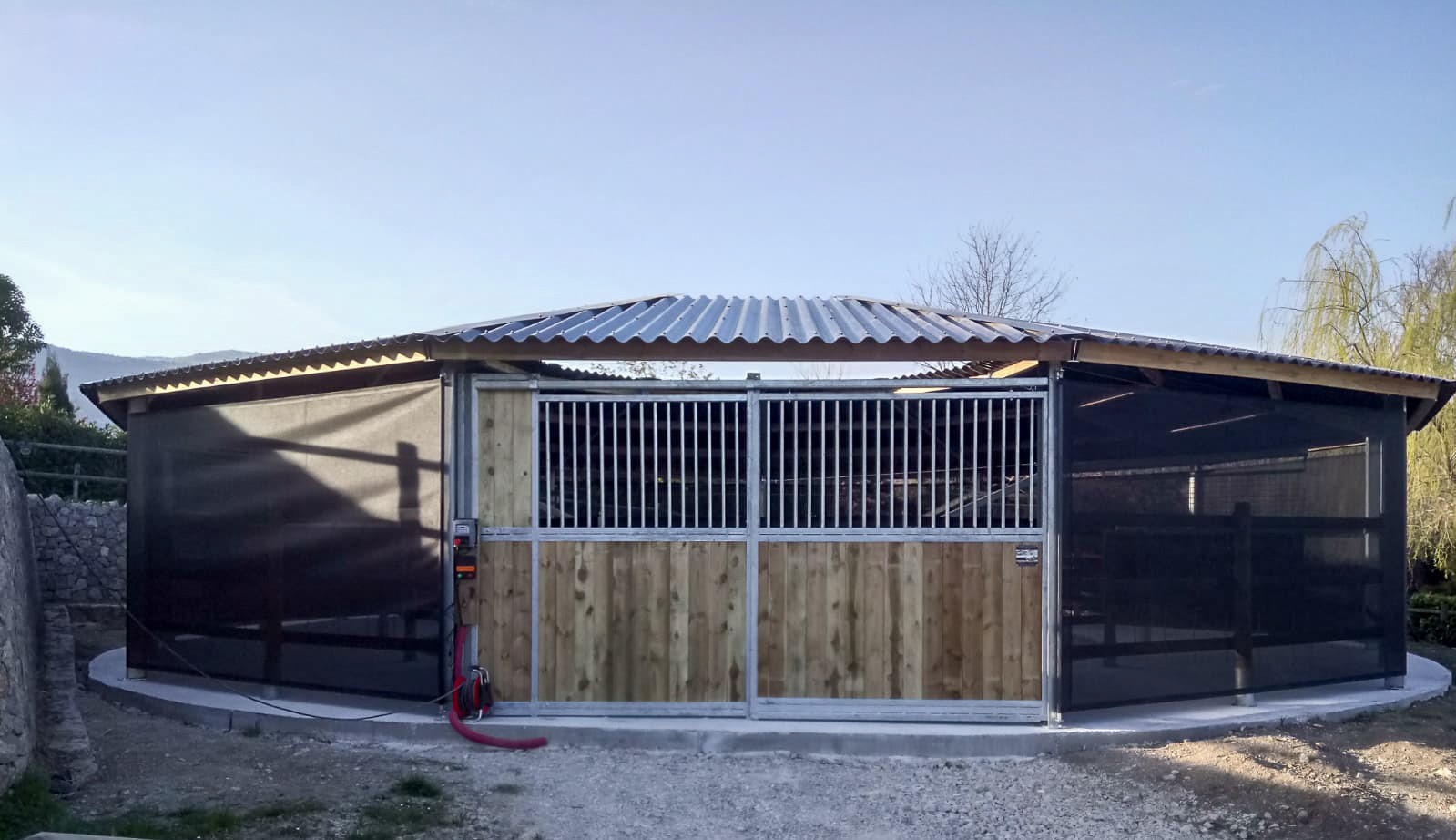 Marcheur pour chevaux version Premium - Structure en IPE acier - 5 mètres de large_2