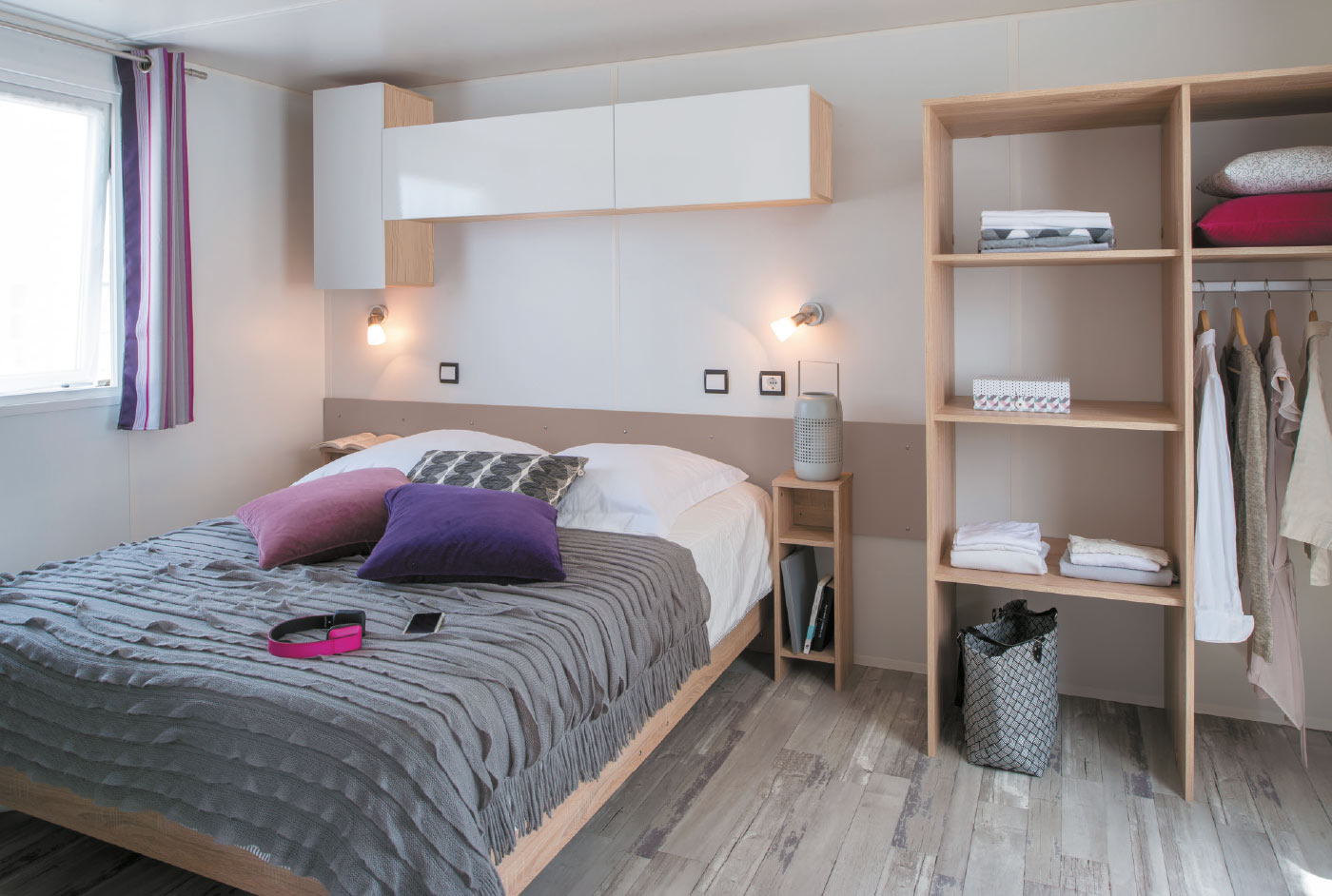 Mobil home lodge 87 / accessible pmr / 2 chambres / 33.10 m² / 4 à 6 personnes / 9 x 4 m_2