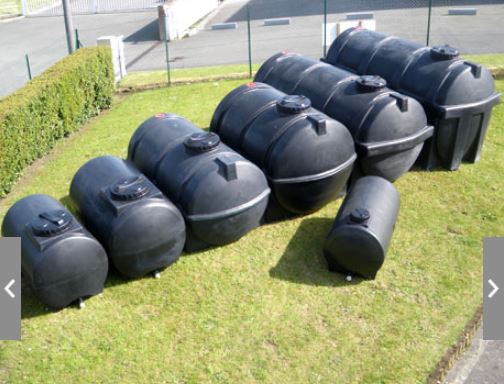 Tonne à eau avec capacité de vidange totale pour grands volumes