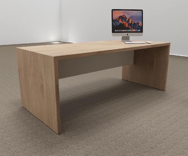 Bureau de direction T45 coloris Orme - Quadrifoglio - 180, Orme et blanc_2