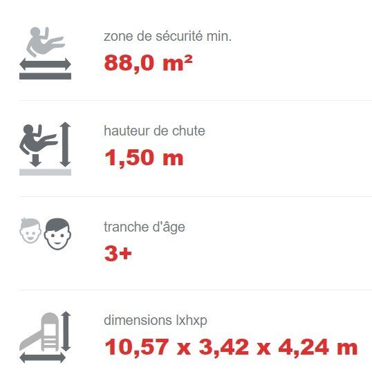 Jeu multi tours avec balançoires en acier inoxydable - Structure pour aire de jeux conforme EN1176 - Référence BT11511_2