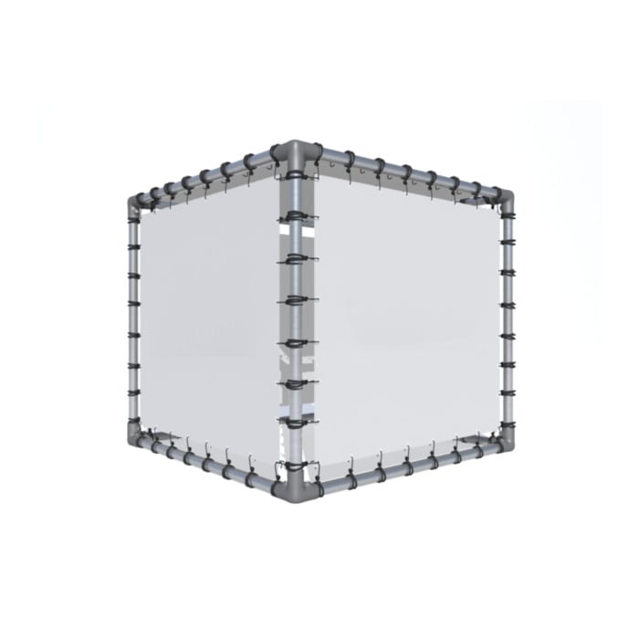 Cube promotionnel - 4 faces - Bâche Tendue - So-Cube_2