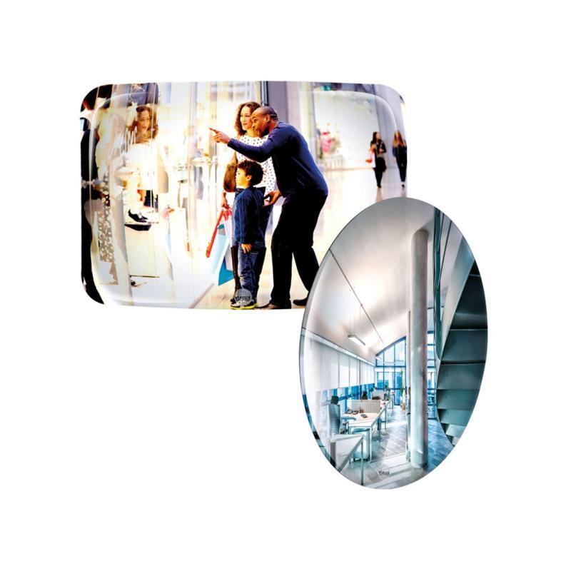 Miroir de surveillance standard VIALUX® - Ref : 103 - Fixation réglable, optique Polymir® incassable_2