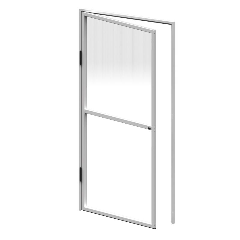 Moustiquaires - Persax - Porte à battant en aluminium avec charnières à ressort_2