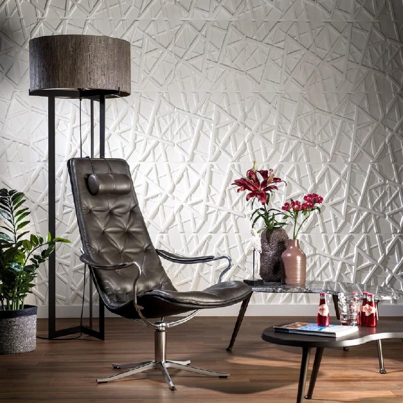 Wallart panneaux muraux 3d olivia 12 pcs ga-wa26 421657_2