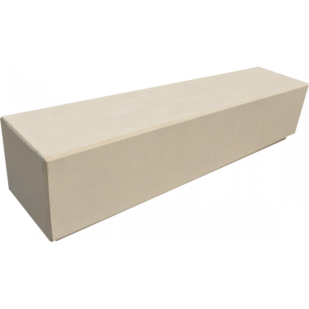 Banc public en béton moderne lebeau moulages beton monobloc 45x45cm_2