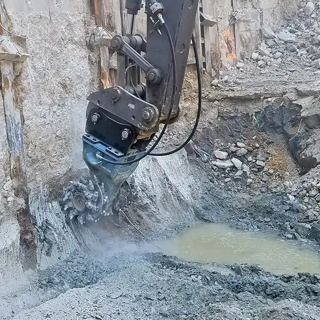 Broyeur 120hp - Pour pelles de 24 à 35t - Rockwheel D30 RZ-B30_2