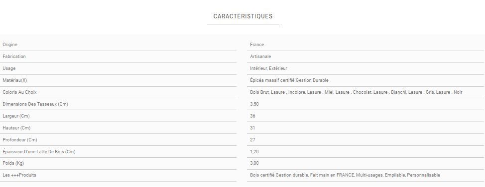 L3 - Caisses en bois Simply à Box - L36 x H31 x P27 cm - Bois brut ou lasuré en 6 coloris_2