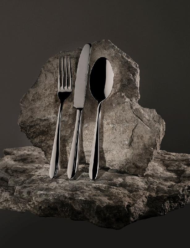 Couteau de table Dalia Q9 en inox 18/10 - finition miroir, design élégant, garantie 10 ans_2