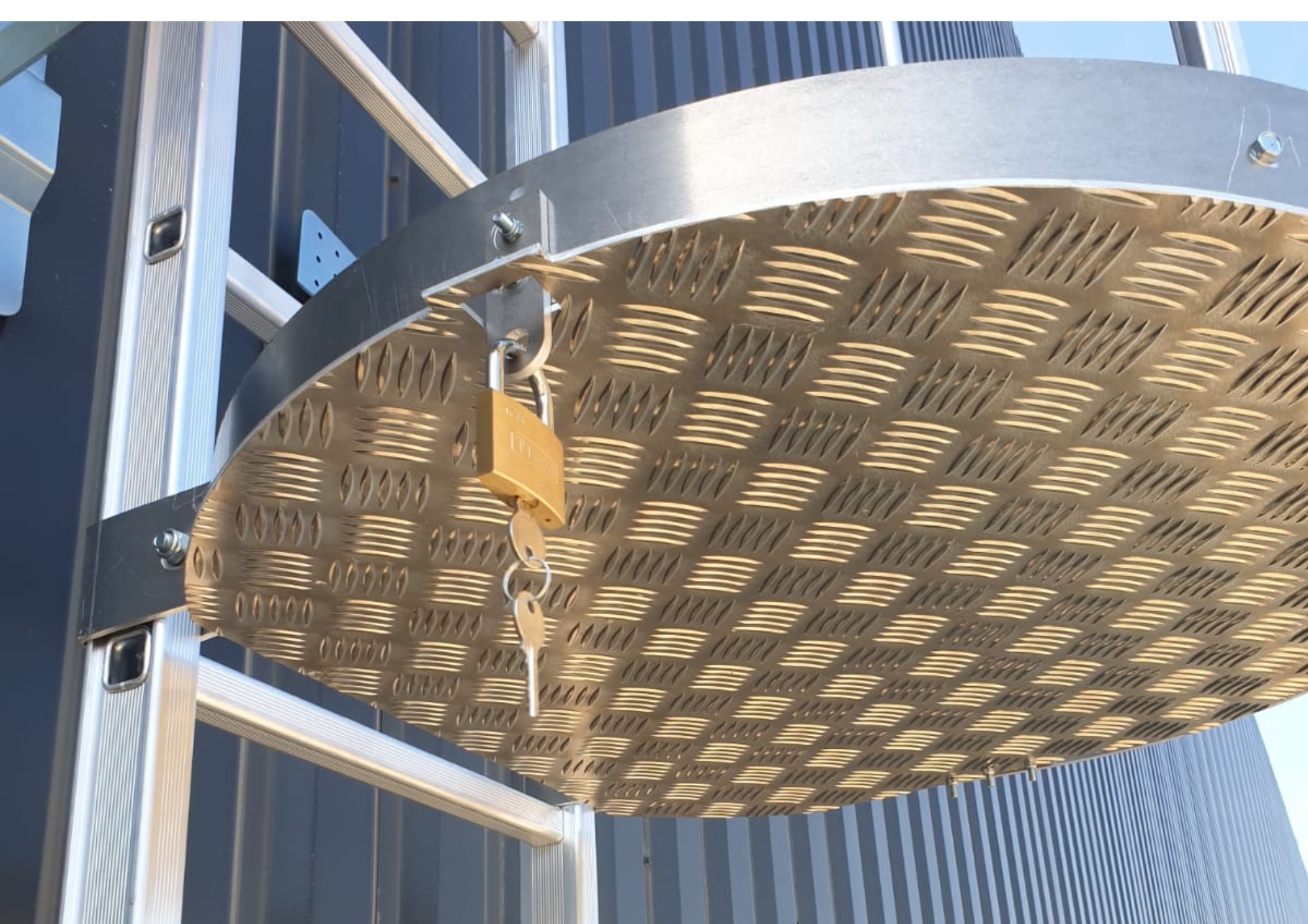 Échelle à crinoline en aluminium - GM - légèreté et installation simplifiée_2