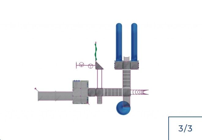 Structure de jeu combinée pour enfants de 5 à 12 ans - hauteur de chute 343 cm - Pzp-h-1300 - Go-Elan - capacité 120 enfants_2