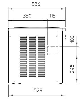 Machine à glace en grains MF 36 AS - Scotsman Scodif - 200 kg/24 h - finition inox_2