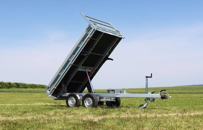 Remorque benne - 3,00 x 1,60m - 2000 kg électrique - debon pw1.2 lux_2