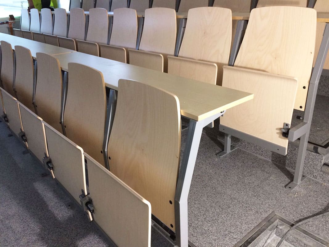 Siège pour auditorium de faible profondeur, adapté aux petits espaces - Edu_2
