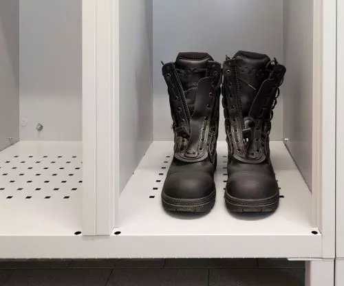 Vestiaire pompier PRO avec casier sécurisé - 100 cm de largeur_2