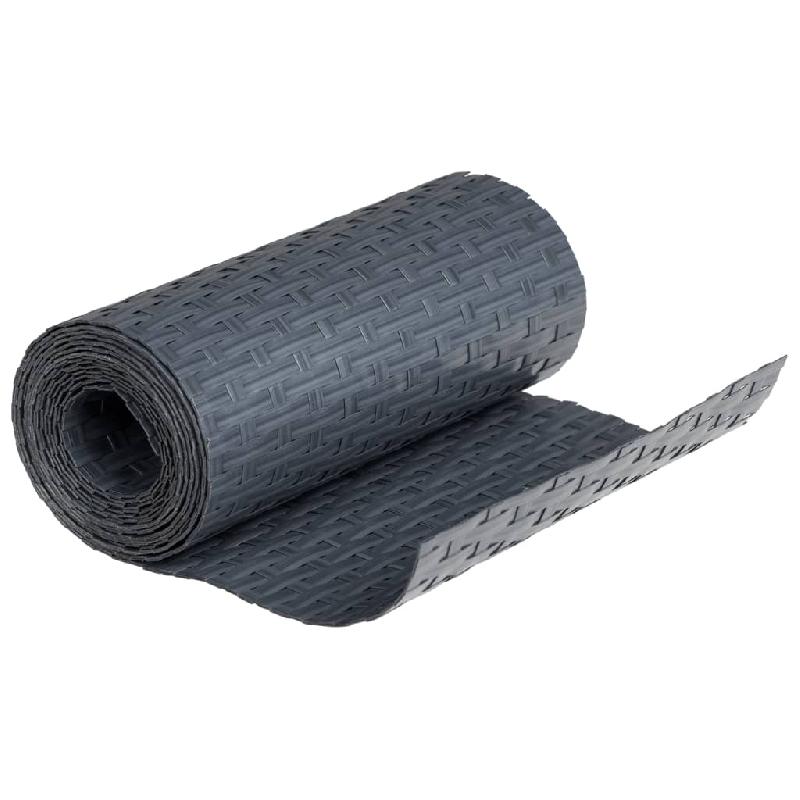 Vidaxl paravents de balcon 5 pcs anthracite 255x19 cm résine tressée 156310_2