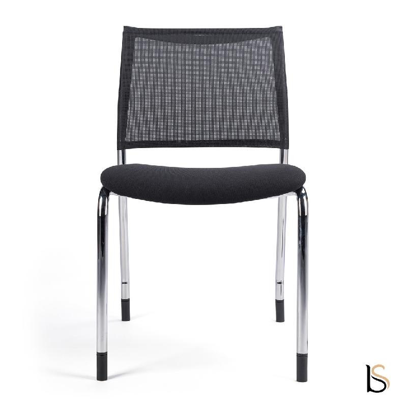 Chaise visiteurs Surf avec dossier en résille - Non, Patins_2