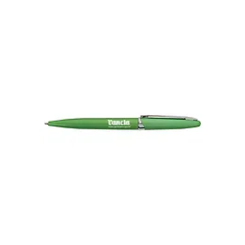 Stylo Modèle Sobre - bille noire - corps plastique et clip métal - 13,3 cm_2