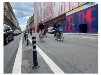 Balise flexible de jalonnement en PEHD, structure MONOBLOC (type ville paris) - Z FLEX - STI Balisage routier_2