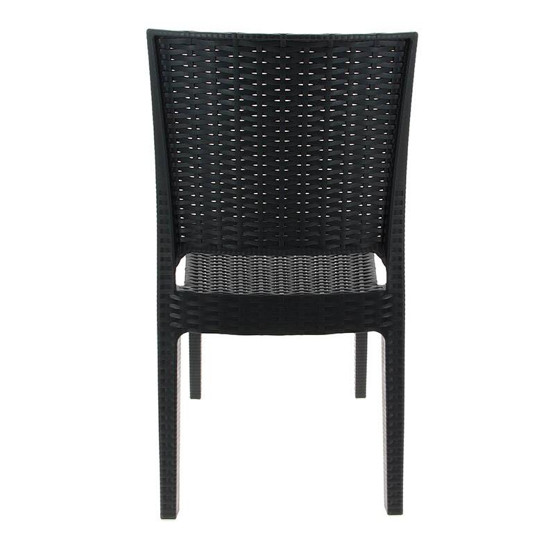 Chaise de restaurant tréssée Florida - GRIS_2