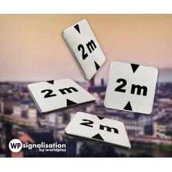 Panonceau hauteur véhicules M4v - WP Signalisation - Conformité NF et CE_2