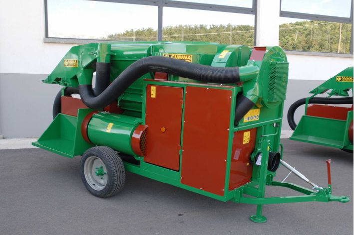 Récolteuse traînée à aspiration Cinima - FACMA S.R.L - moteur 22 à 60 kW - capacité 100 à 2500 kg/h_2