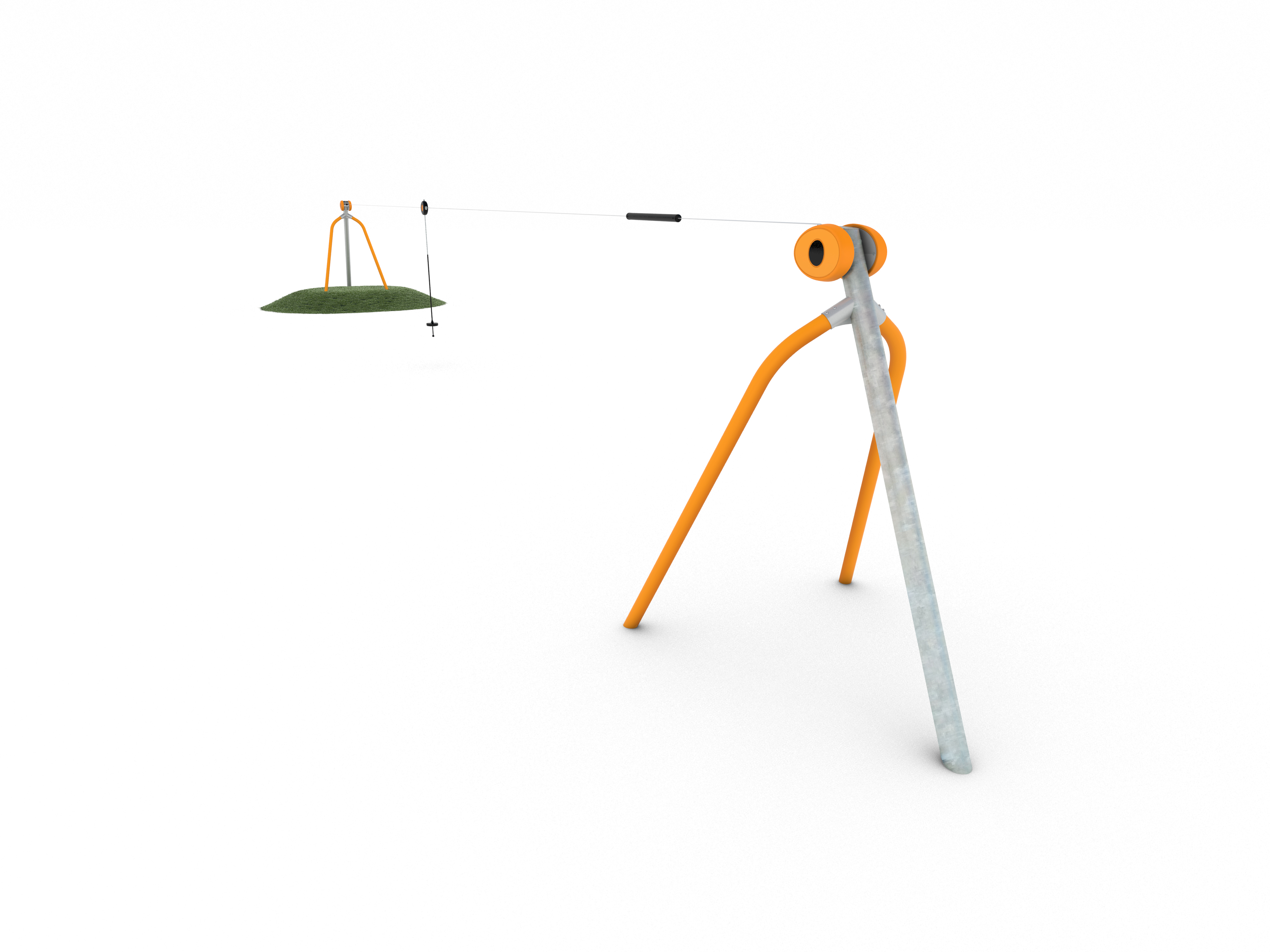 Tyroliennes Mantis - Réf 8064717 - HAGS - Structure pour aire de jeux - Tranche d'âge 5-12 ans_2