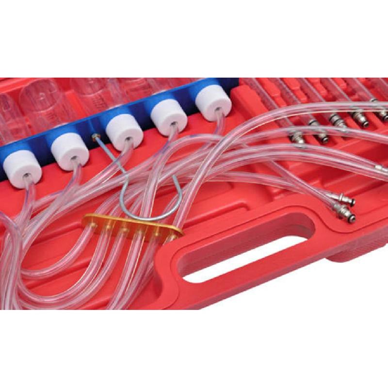 Vidaxl débimètre pour injecteur commun diesel avec jeu d'adaptateurs 210040_2