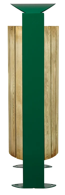 Corbeille ARKEA 60 Litres façades bois_2
