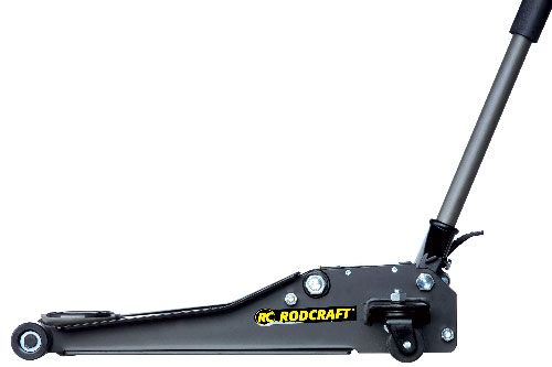 Cric hydraulique profil bas avec grande hauteur finale de levage