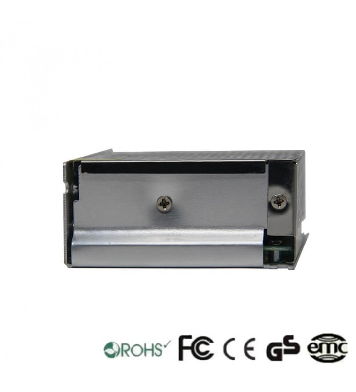 Alimentation 12V continu - 60W - 5A TECMO - Structure aluminium - Référence 12V60W_2